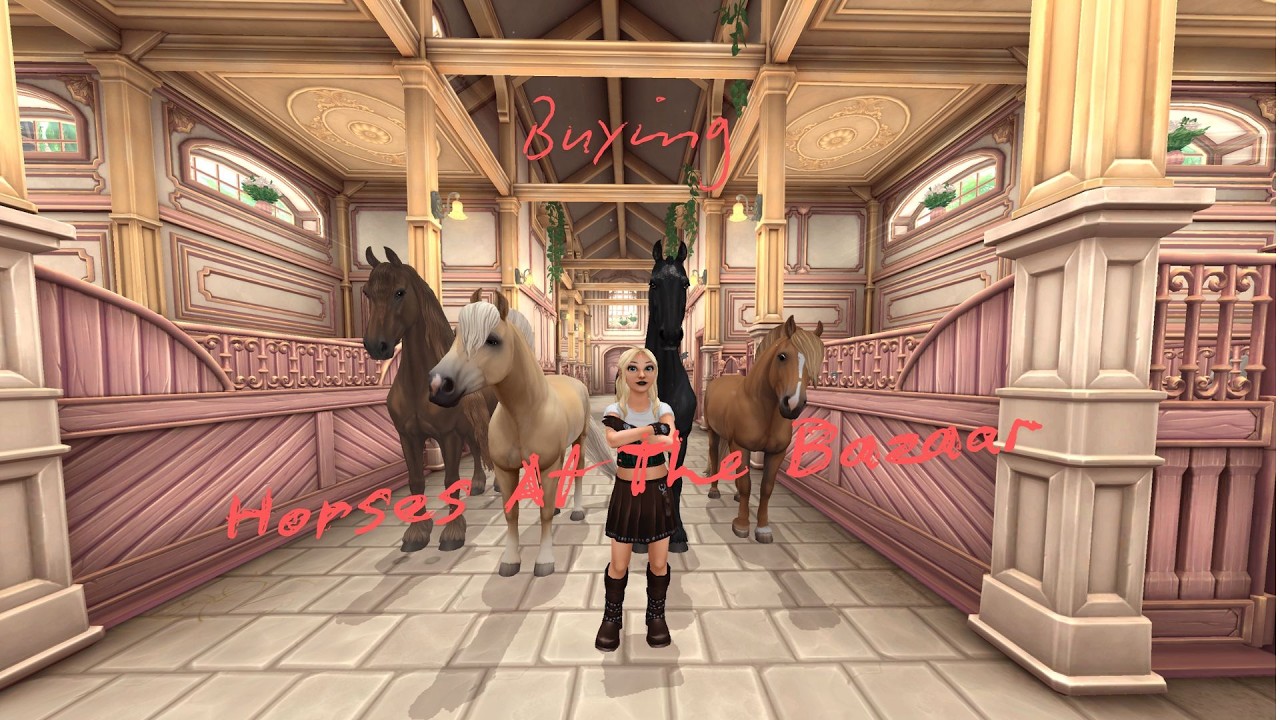 Buying Horses At The Bazaar