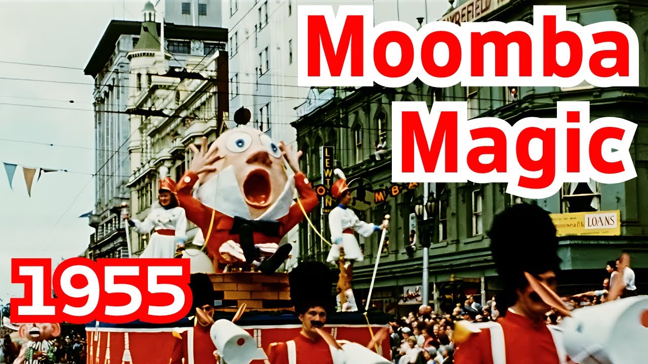 Melbourne Moomba [1955] Parade