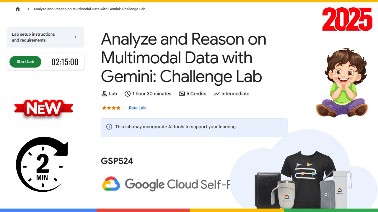 Analyze and Reason on Multimodal Data with Gemini: Challenge Lab | GSP524