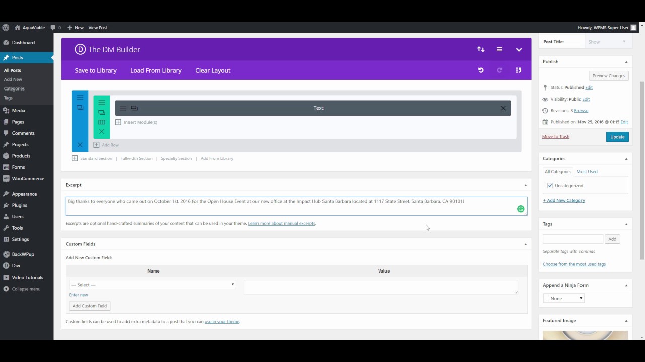 Formatting Blog Post