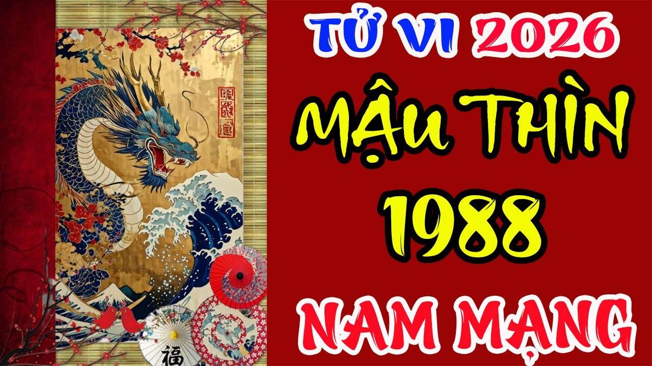 Tử vi tuổi Mậu Thìn 1988 Nam mạng năm 2026 – Tài lộc dồi dào?