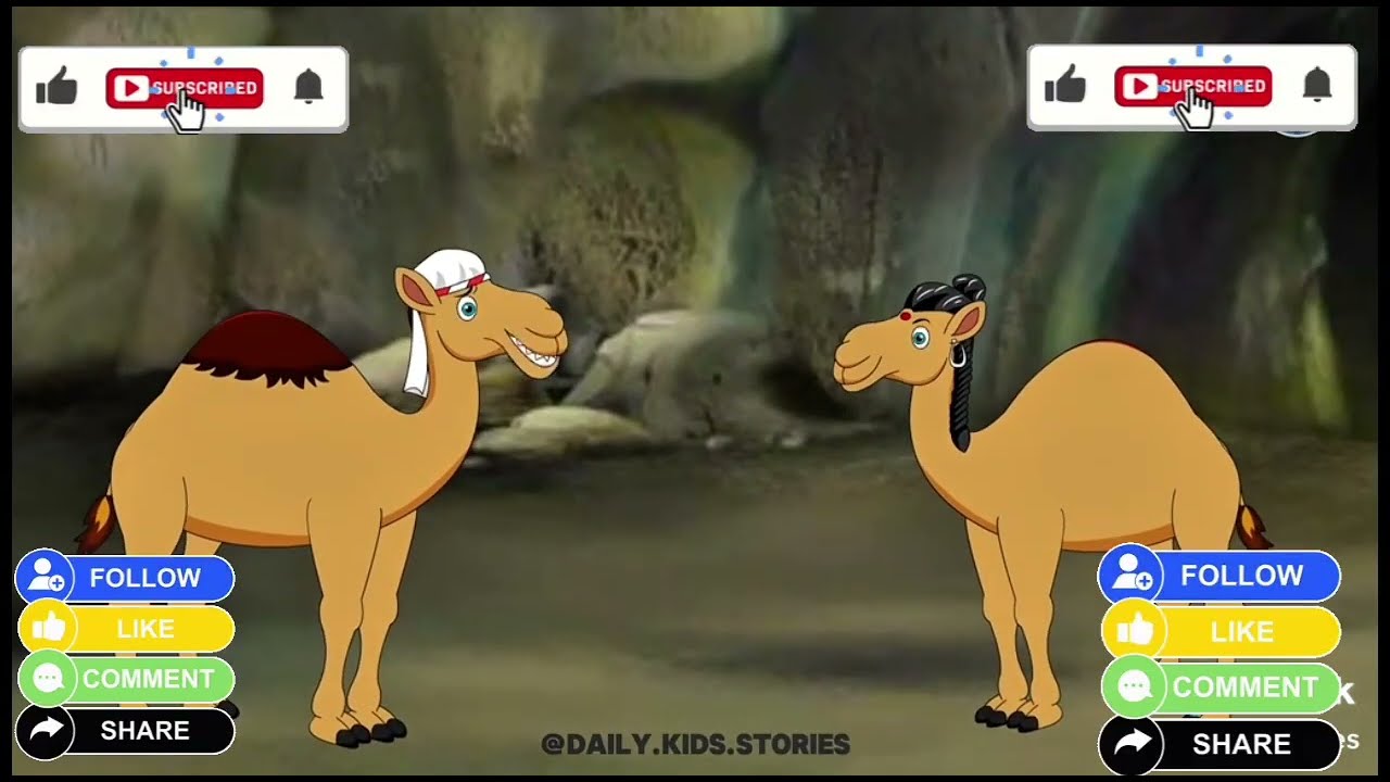 चालाक लोमड़ी और समझदार ऊँटनी: एक नई शिक्षाप्रद कहानी | The Camel’s Unique Justice 🐫🦊