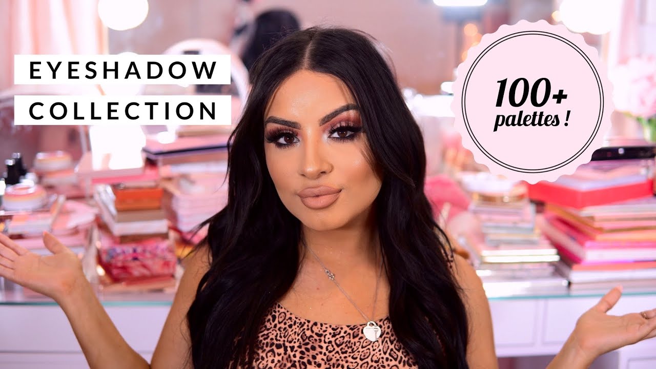 HUGE EYESHADOW PALETTE COLLECTION + DECLUTTER