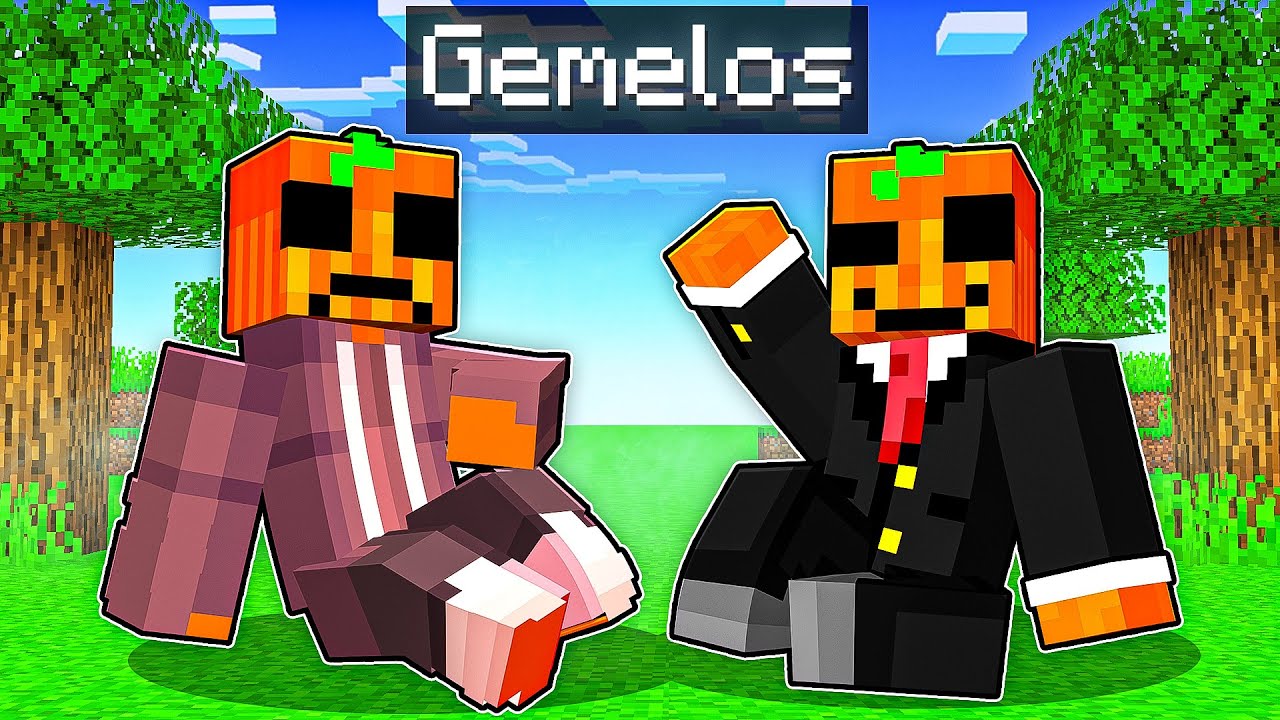 Jugando Con MI HERMANO GEMELO a Minecraft!