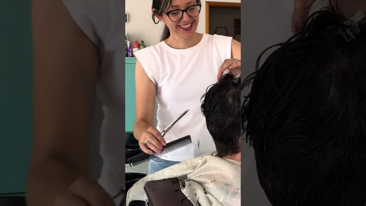 Corte Lá Homen, em detalhes para quem está aprendendo. #cortelahomen 