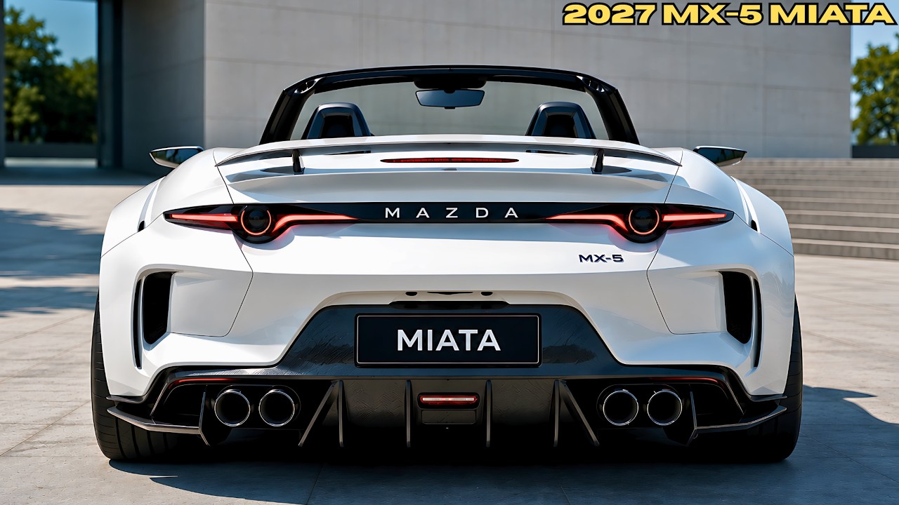 Первый взгляд на новый Mazda MX-5 Miata 2027 года &mdash; больше, быстрее, красивее!