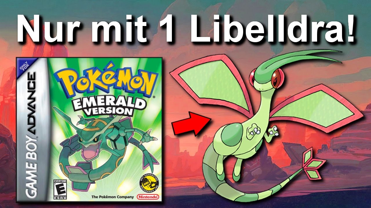 Kann man Pokemon Smaragd mit NUR einem LIBELLDRA durchspielen? (+ So wenig Kämpfe wie möglich)