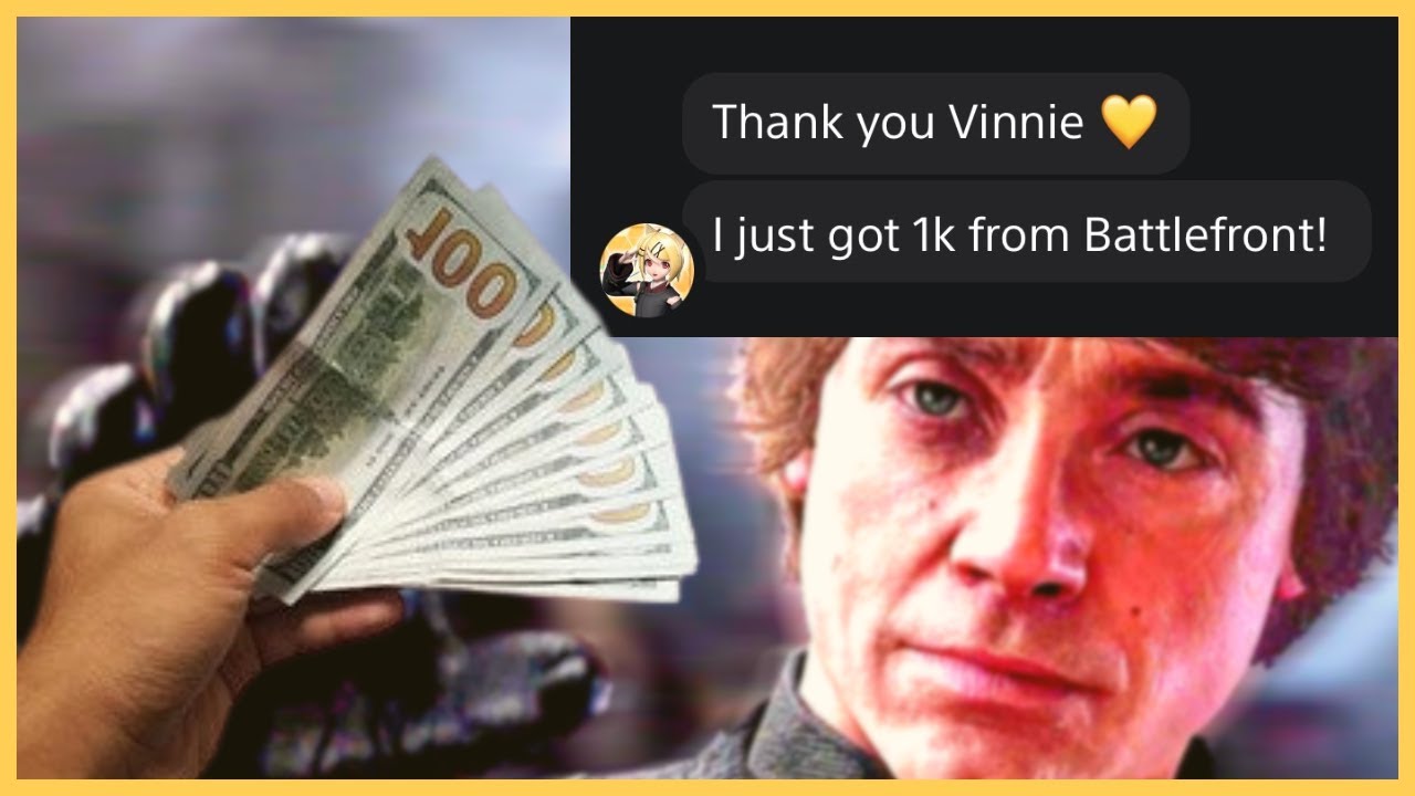 I Gave This Player $1000 For Playing Battlefront 2