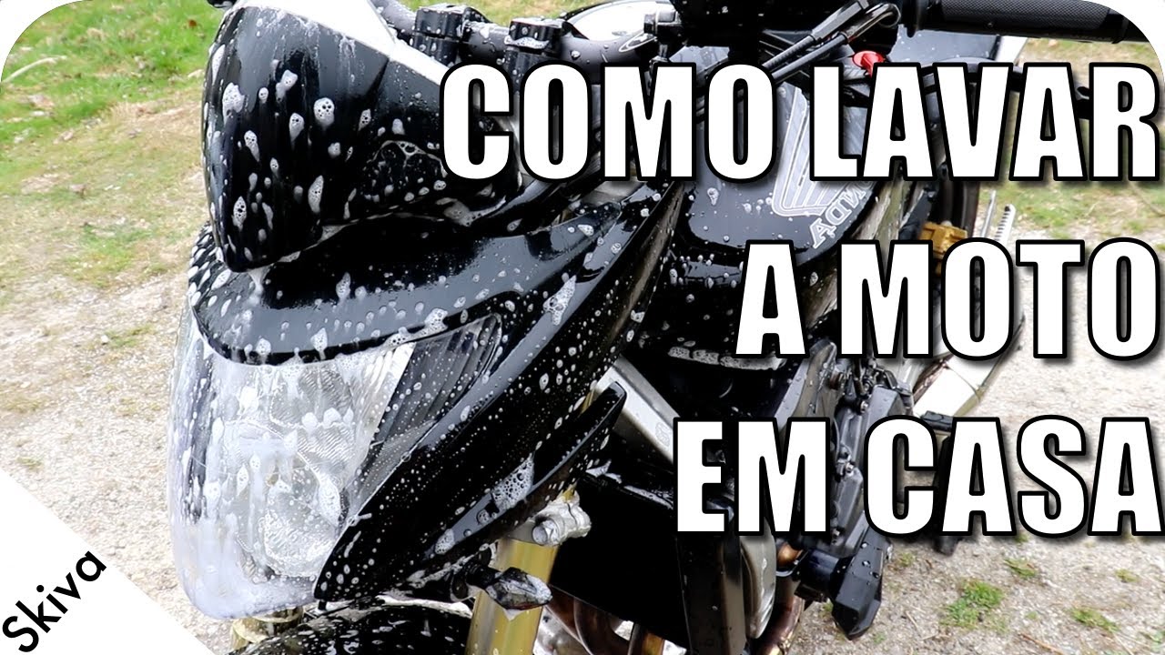 COMO LAVAR MOTO EM CASA | HONDA HORNET