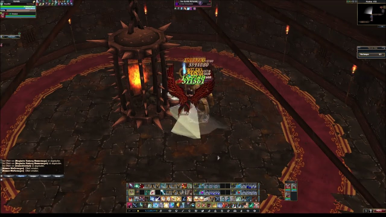 Rappelz 9.10 Mercenary Alcatraz Stage 6 (Solo DMG)