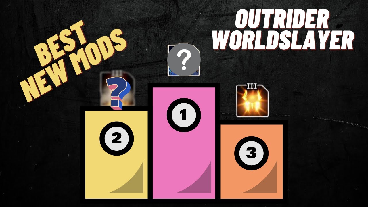Outriders WORLDSLAYER TOP 3 NEW Weapon MODS - Worldslayer Tips and Tricks