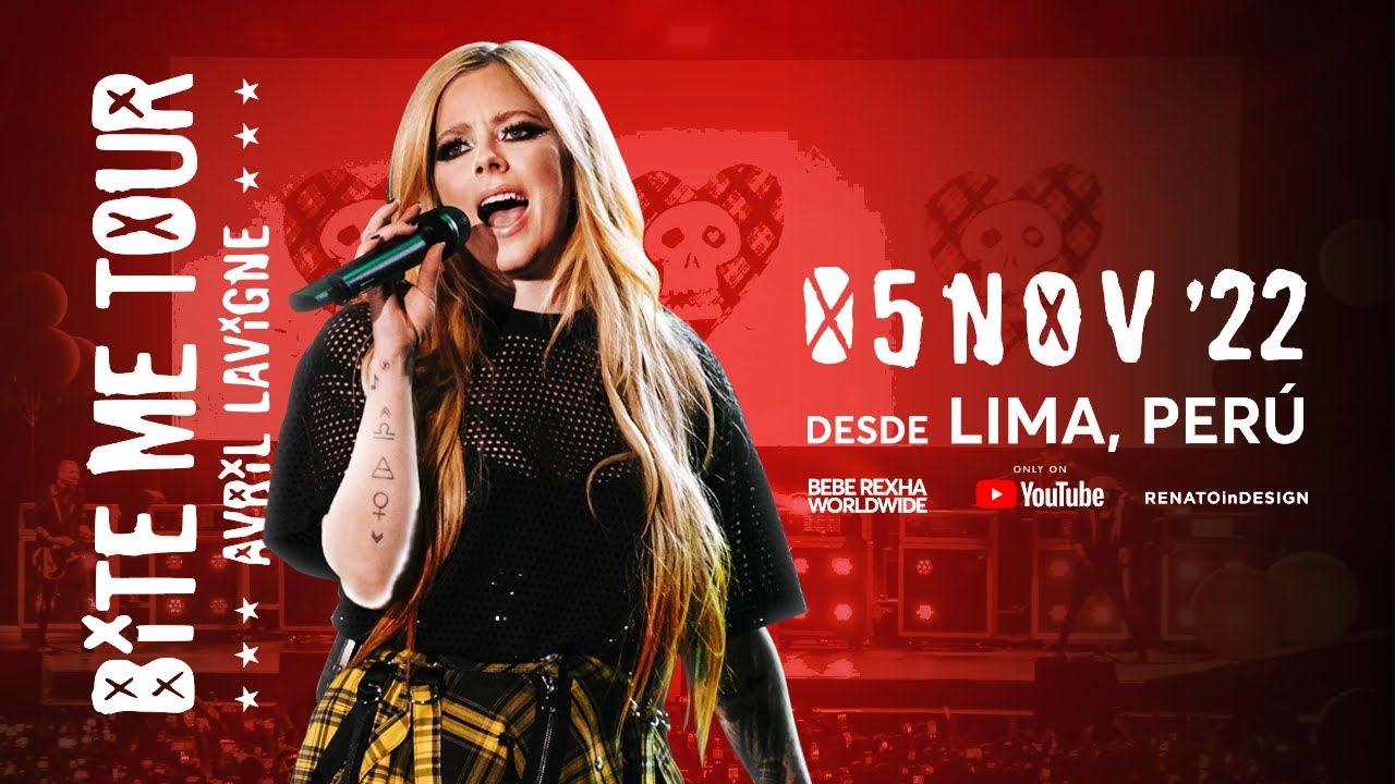 Avril Lavigne Live! - Bite Me Tour 2022 (From Lima, Peru) By RenatoInDesign