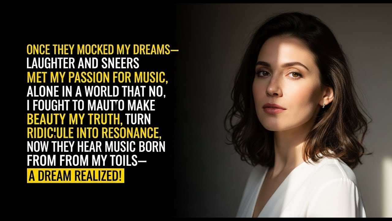 They Laughed at My Dream… Until I Made It Sing