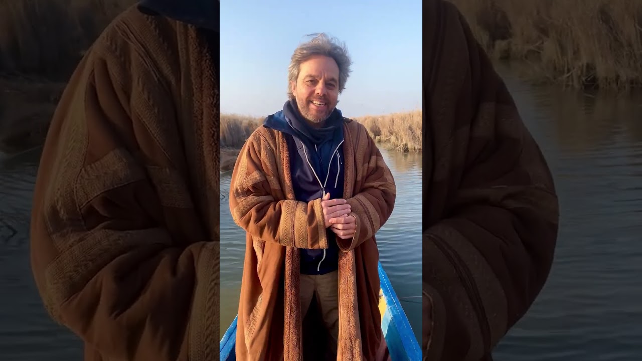 Marismas de Mesopotamia, h&aacute;bitat de &aacute;rabes de los pantanos.