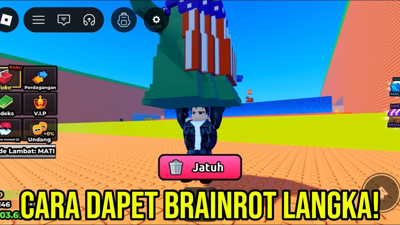 BARU MAIN DAPET BRAINROT LANGKA!! | BRAINROT TSUNAMI