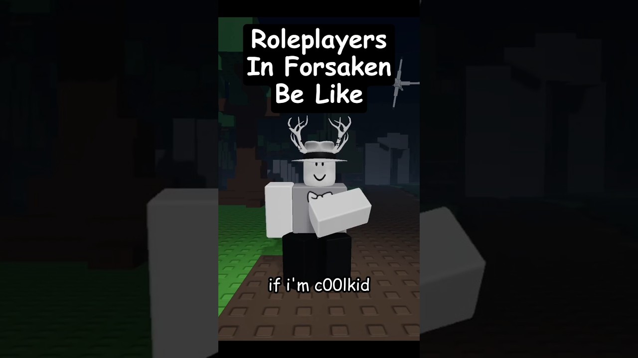 Roleplayers in Forsaken be like  #forsaken #roblox #memes #roleplay #robloxanimation