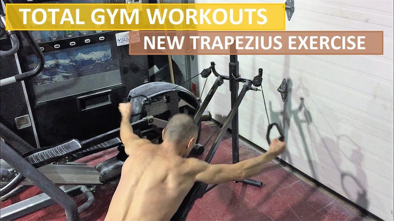 TOTAL GYM WORKOUTS - NEW TRAPEZIUS EXERCISE - Fitness and Bodybuilding 4K