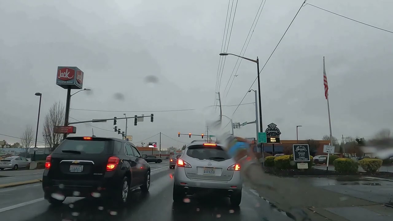 KENT WINTER RAINY DAYS DRIVE THRU CITY OF KENT WASHINGTON STATE 2023 🇺🇸 🇺🇸 @MALLUSEATTLE #YOUTUBE