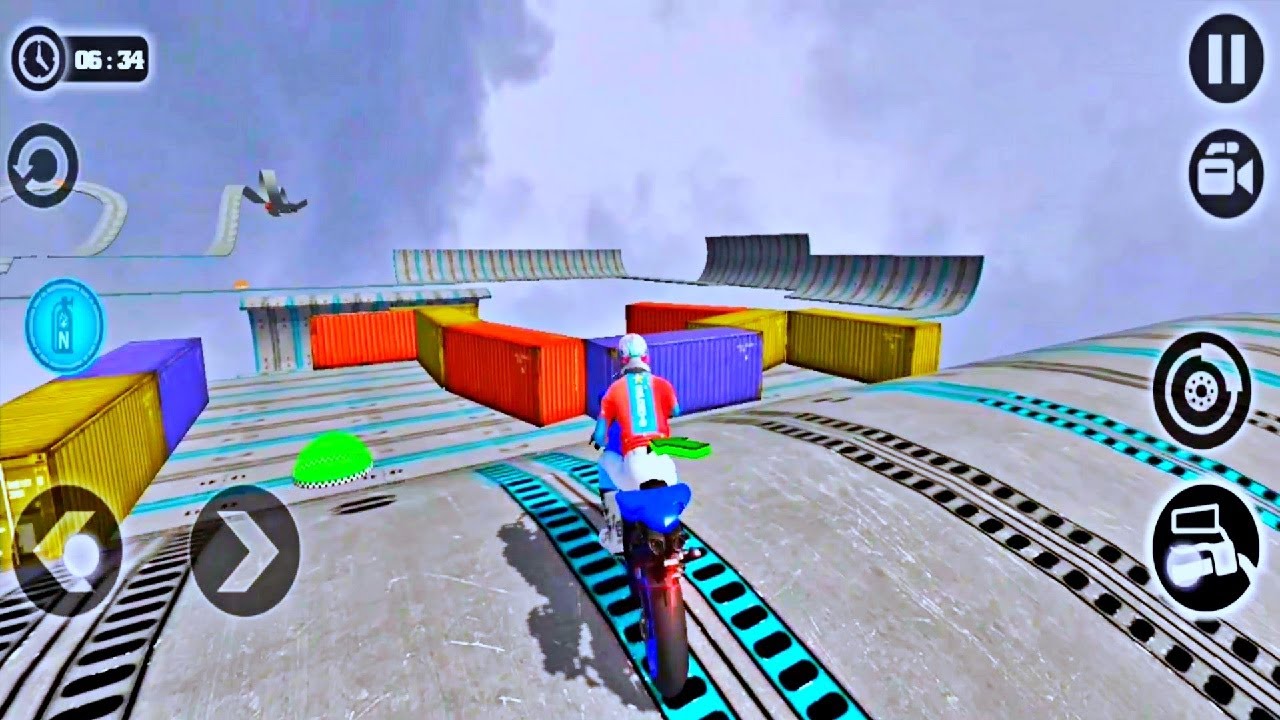 Impossible Motor Bike Tracks - Driving Simulator New Levels Unlock-Game Walkthrough-Android GamePlay