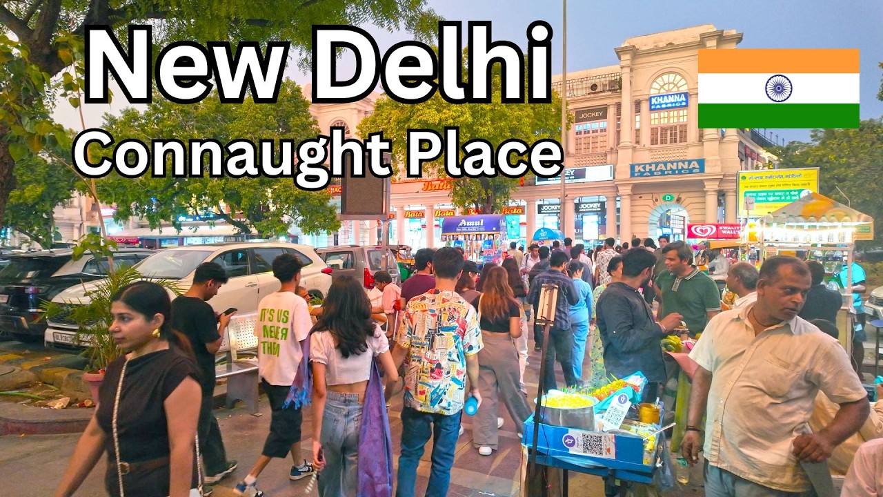 Connaught Place, New Delhi 🇮🇳 | Exploring India&rsquo;s Most Iconic City Center (4K Walking Tour 2026)