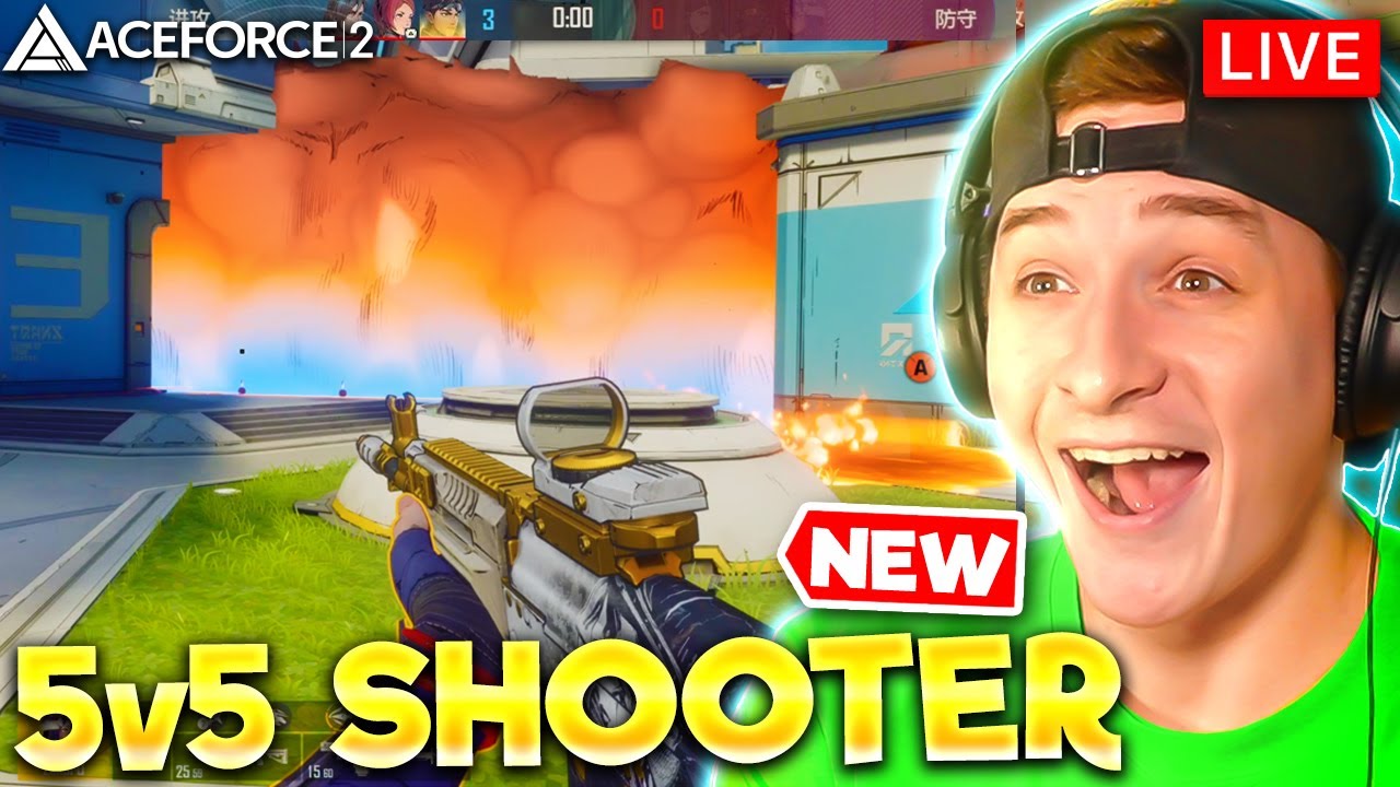NEW 5V5 GAME ACE FORCE 2! BETTER THAN VALORANT MOBILE?!