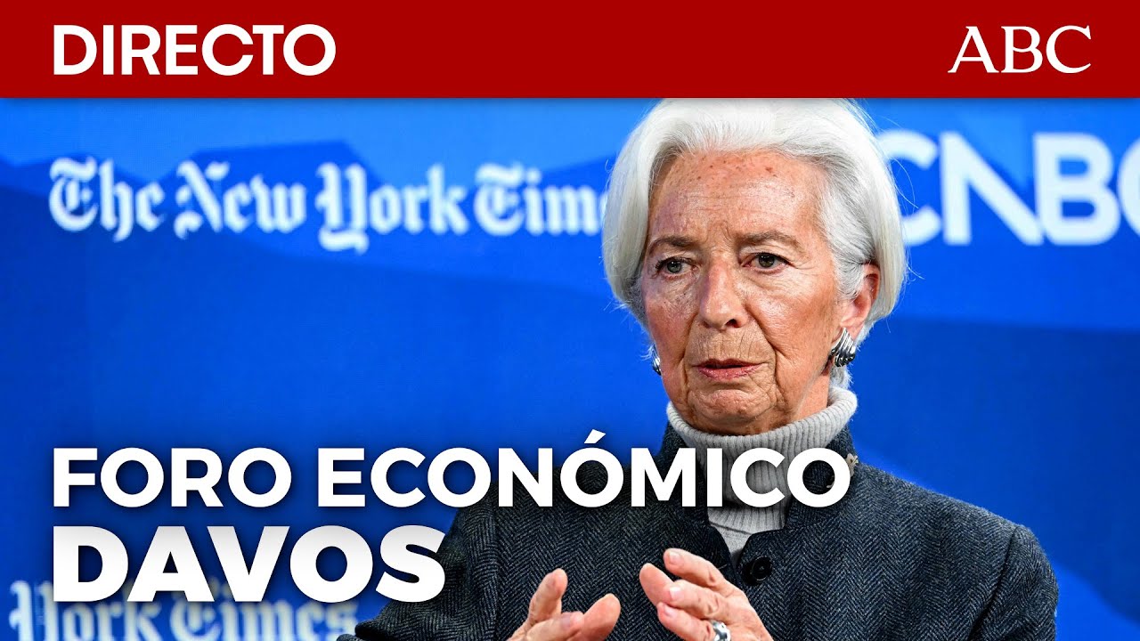 🔴 DIRECTO  | CHRISTINE LAGARDE interviene en el FORO ECONÓMICO de DAVOS