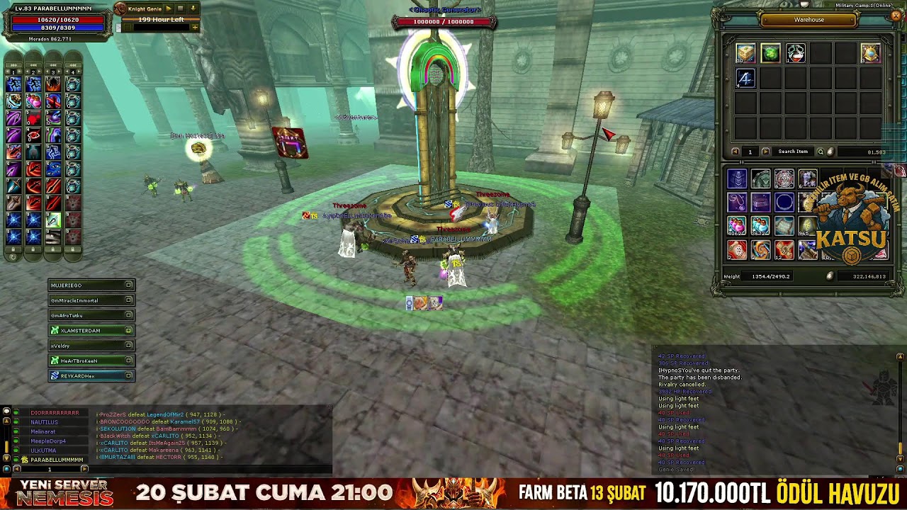 #KO4FUN 🔥İMMORTAL 🔥#KnightOnline 🔥 #PvPServer🔥🏆 PARABELLUMMMMM
