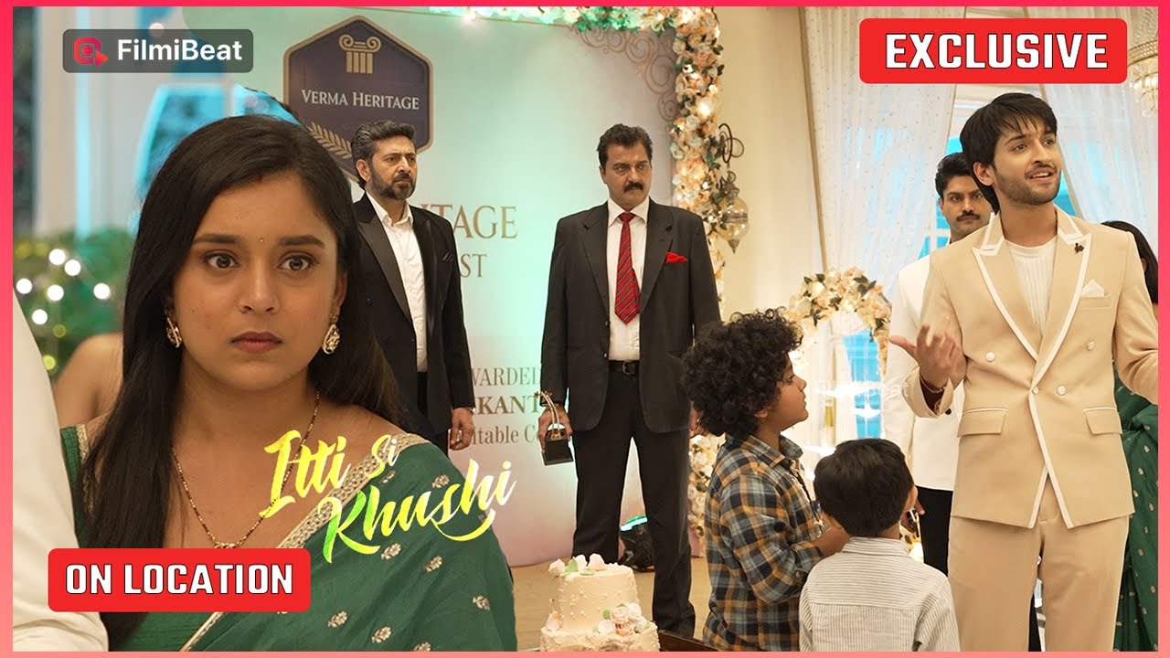 Itti Si Khushi On Location: Anvita के भाई Chiku को Virat ने बचाया | FilmiBeat