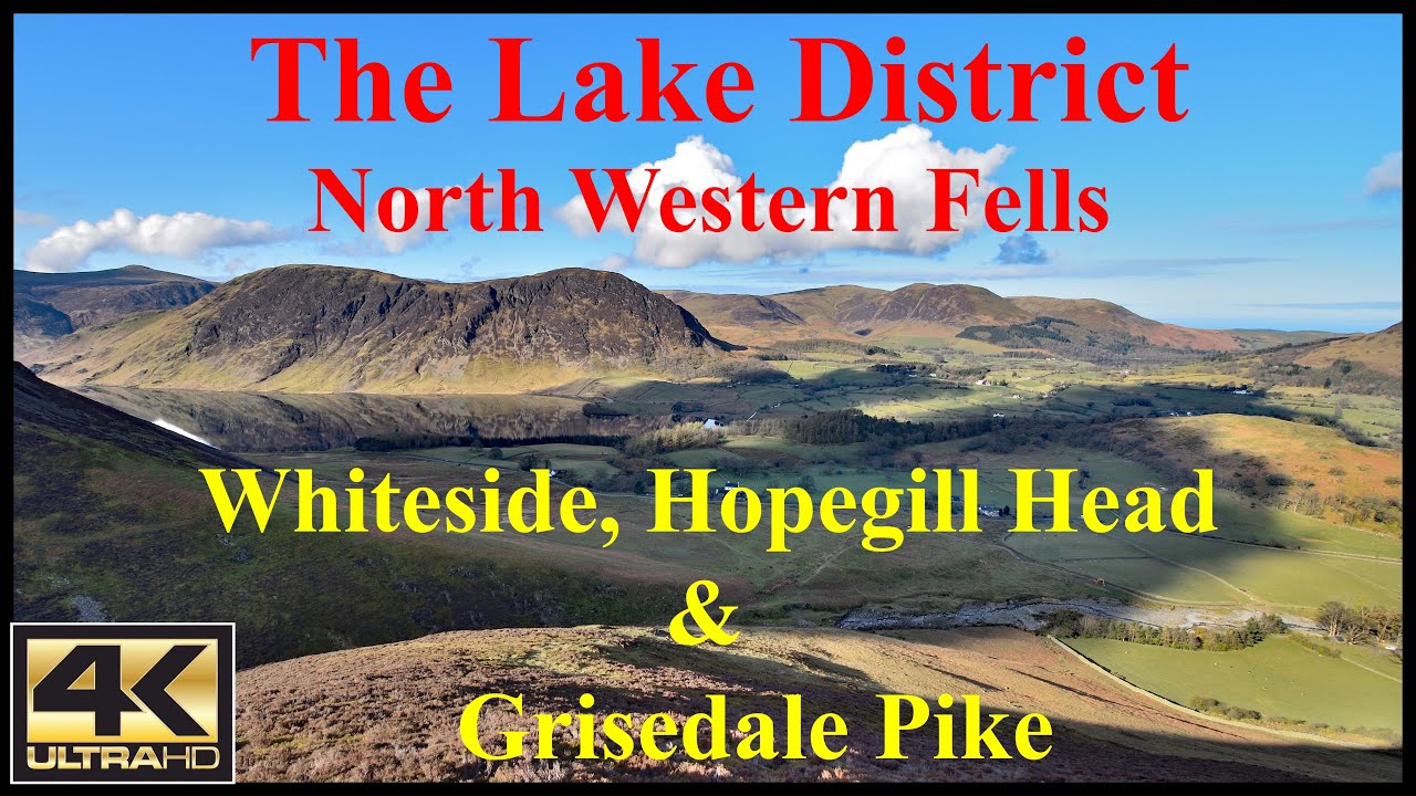 Whiteside, Hopegill Head & Grisedale Pike. Lake District. 14th April 2021