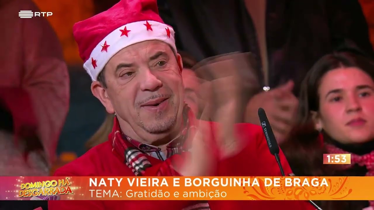 Desgarrada Naty Vieira & Borguinha de Braga | Tema: "Gratidão e ambição" | Domingo Há Desgarrada