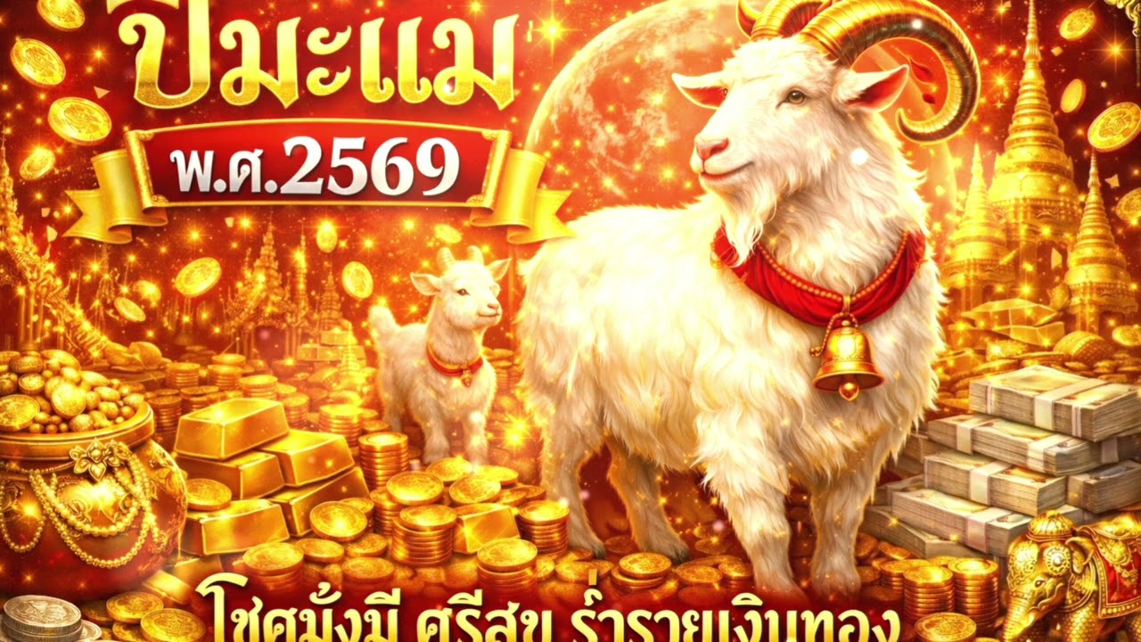 🐐💸🏆 ดวงคนเกิดปีมะแม พลิกชีวิตรับทรัพย์ เงินทองทะลัก⁉️