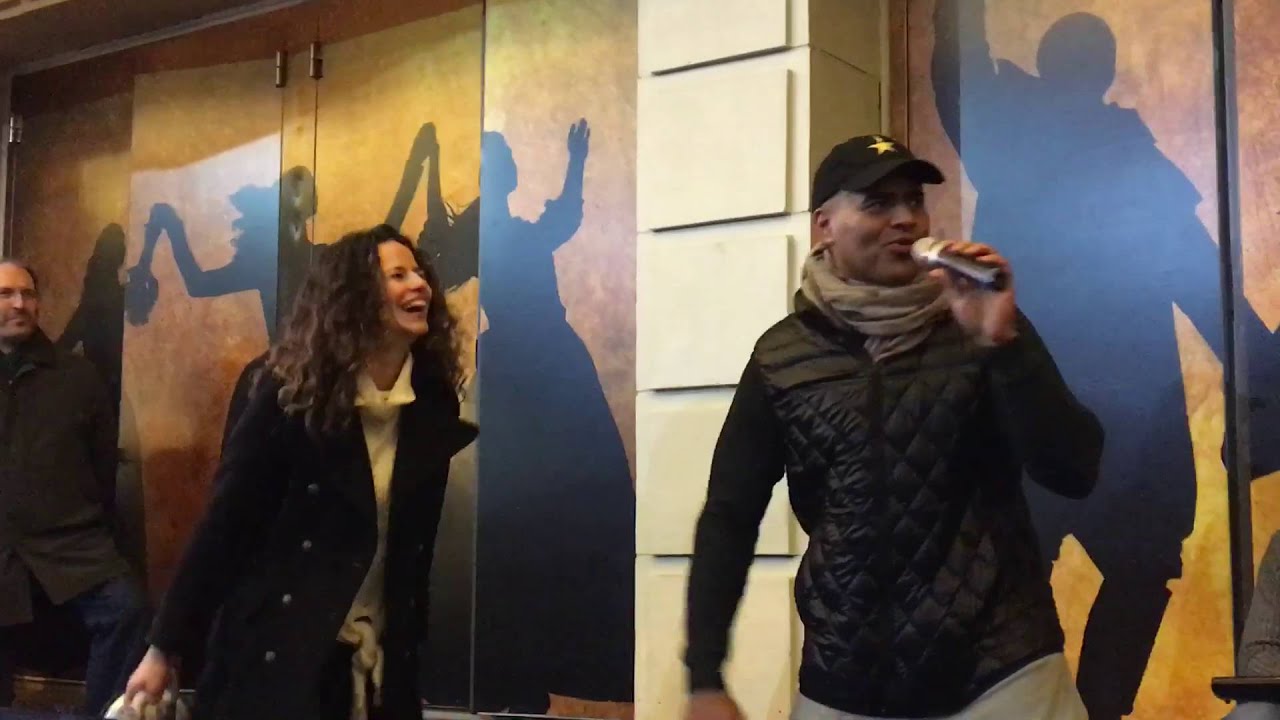 HAMILTON Ham4Ham 1/9/16 with Mandy Gonzalez & Christopher Jackson