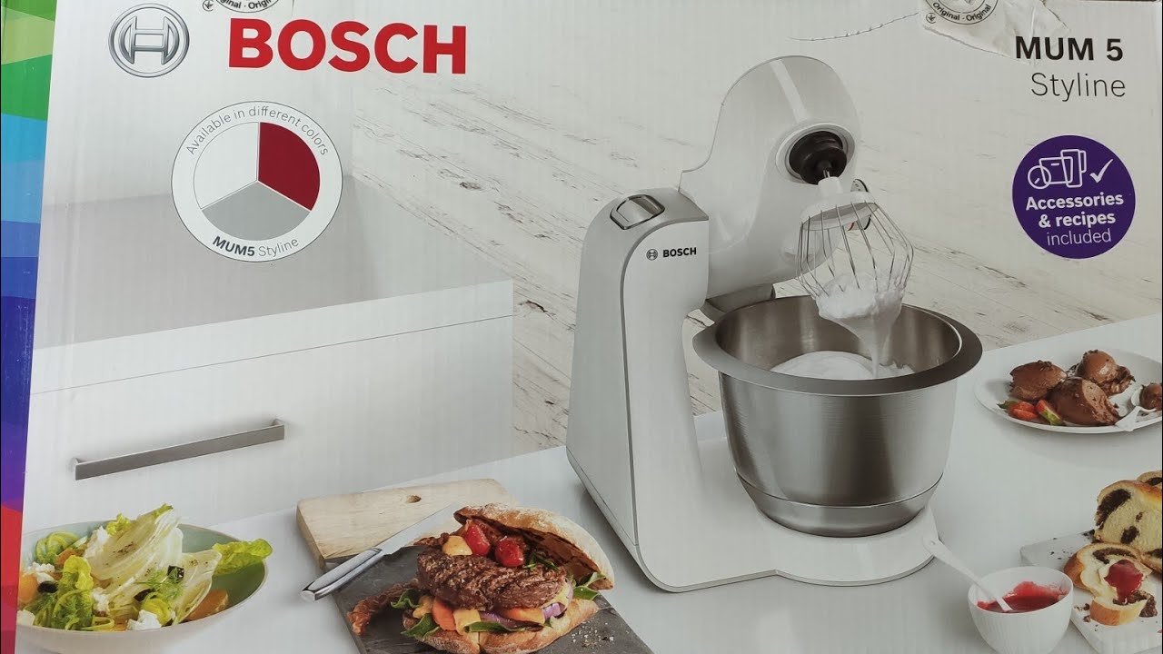 Bosch MUM 5 Styline  Тест. Кухонный комбайн