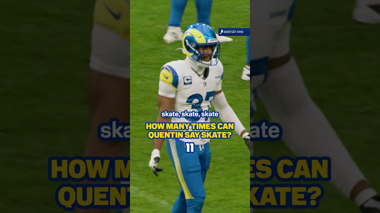 Somebody get Quentin Lake on a rink ⛸️ #rams #nfl #shorts