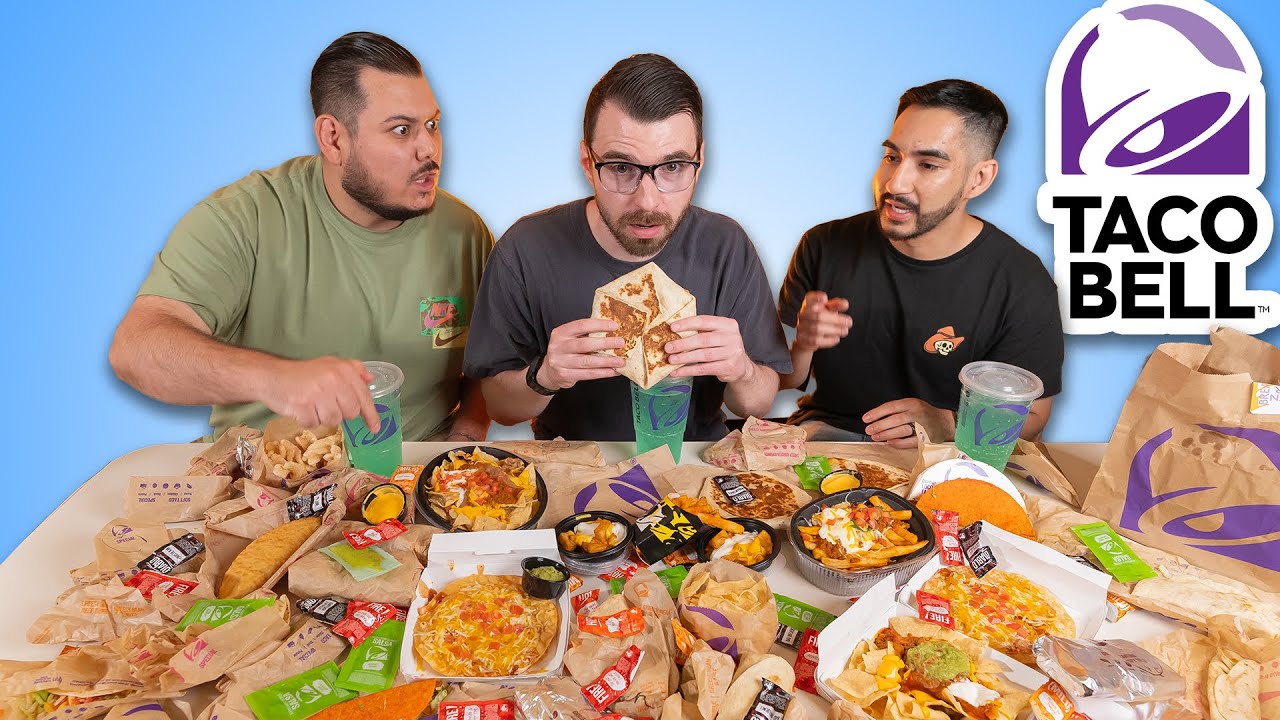 Мы попытались съесть ВСЕ меню Taco Bell за 30 минут..