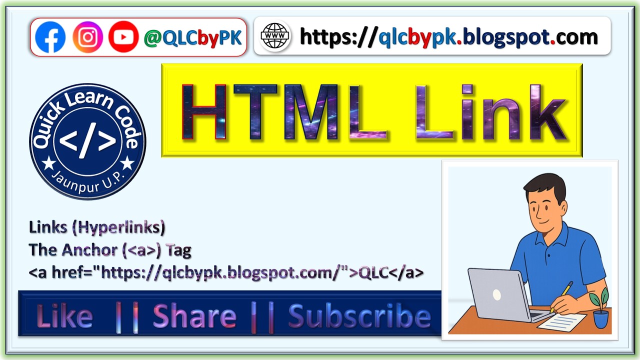 Html Link | HTML anchor Tag  | Learn How to Create Hyperlinks