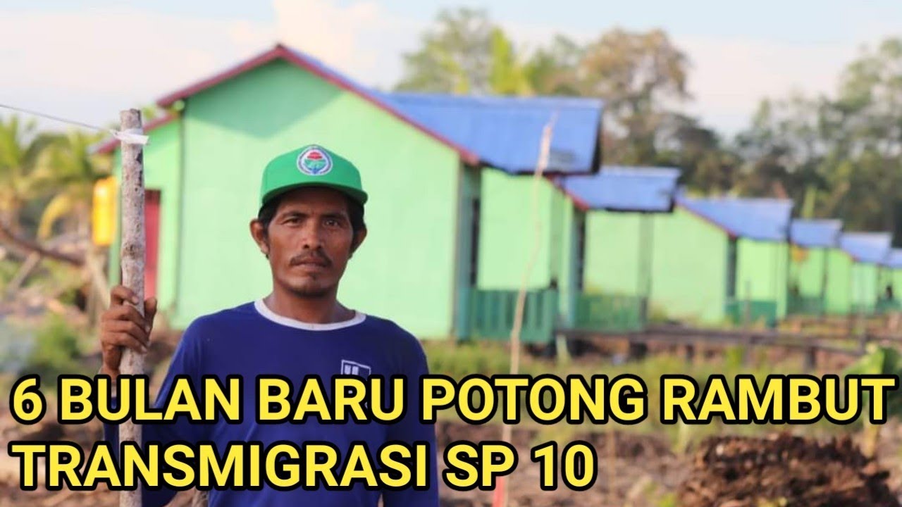 TRANSMIGRAN ASAL KABUPATEN GROBOGAN 6 BULAN BARU POTONG RAMBUT TRANSMIGRASI TANJUNG BUKA SP 10
