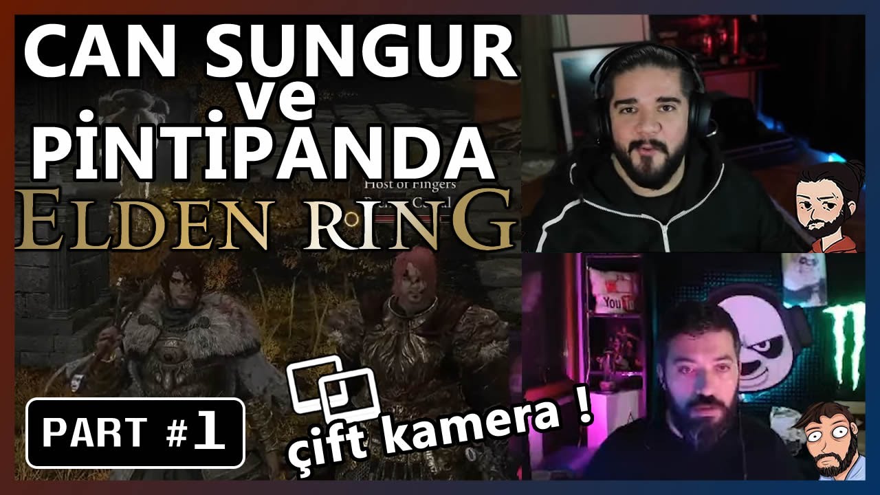 Can Sungur ve PintiPanda - COOP ELDEN RING | Çift Kamera !! Bölüm 01