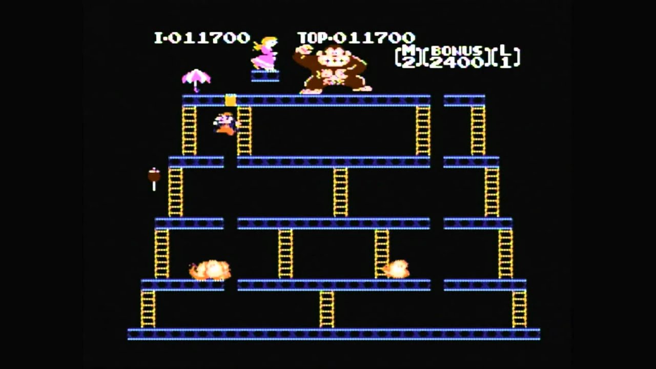 CGR Undertow - DONKEY KONG for NES Video Game Review