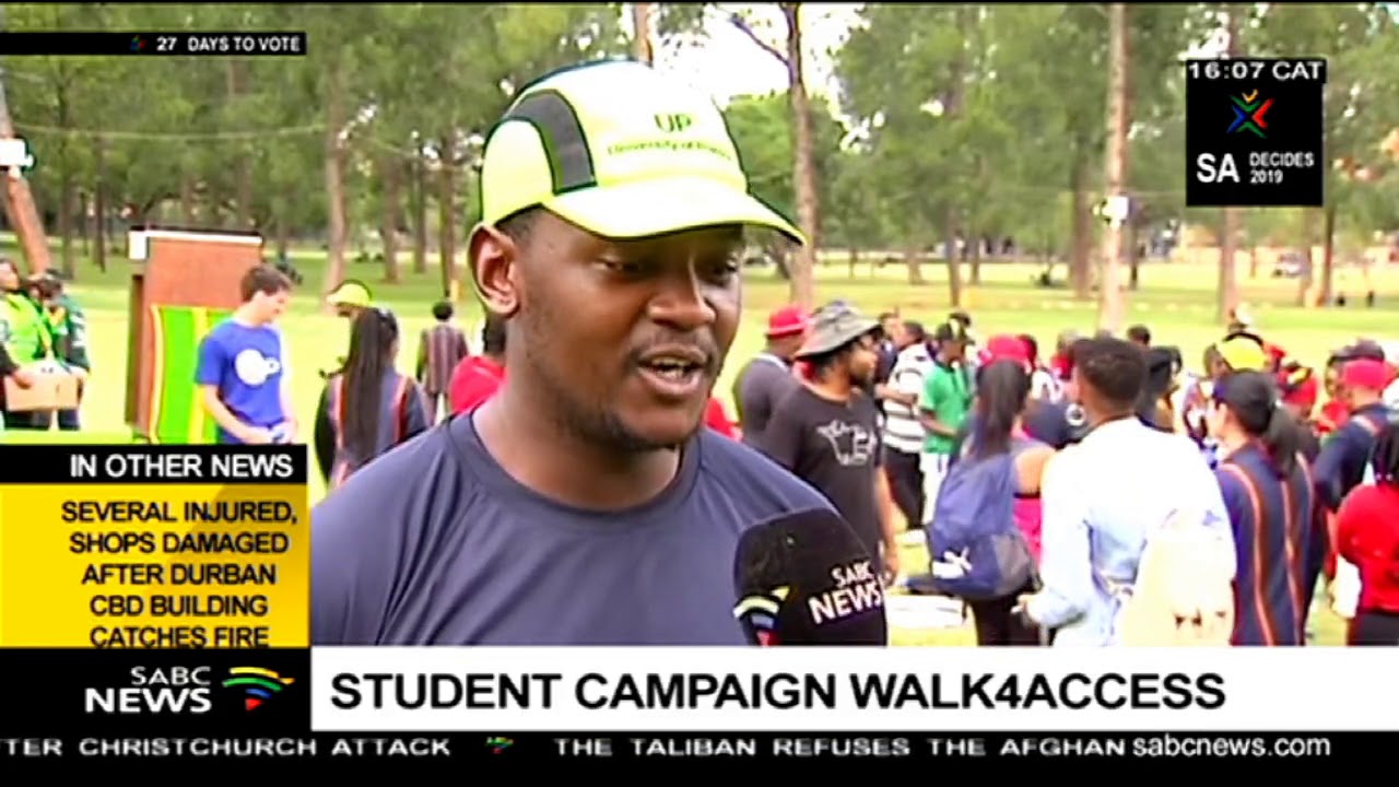 #Walk4Access student campaign calls for review of NSFAS