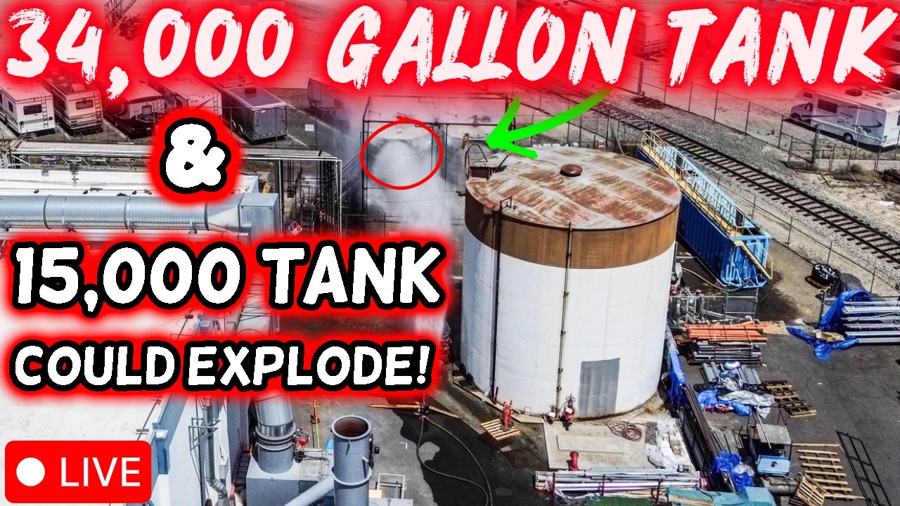 🔴 34K Gallon Toxic Tank at 90&deg;F 