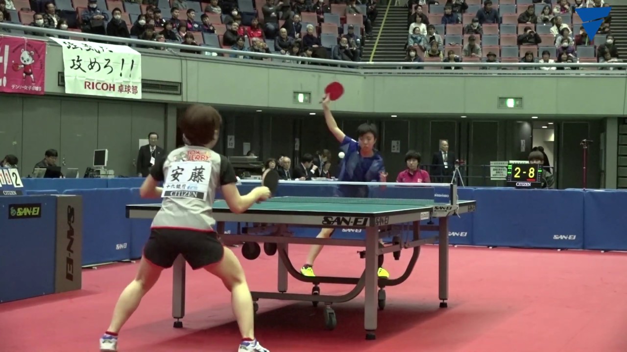 【ロングダイジェスト】6回戦小塩遥菜vs安藤みなみ｜VICTAS ADVISORY STAFF｜2020全日本卓球
