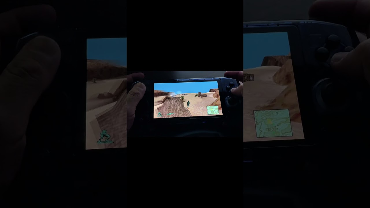 (PS1) ARMY MEN 3D | Jeep vs. mines! 