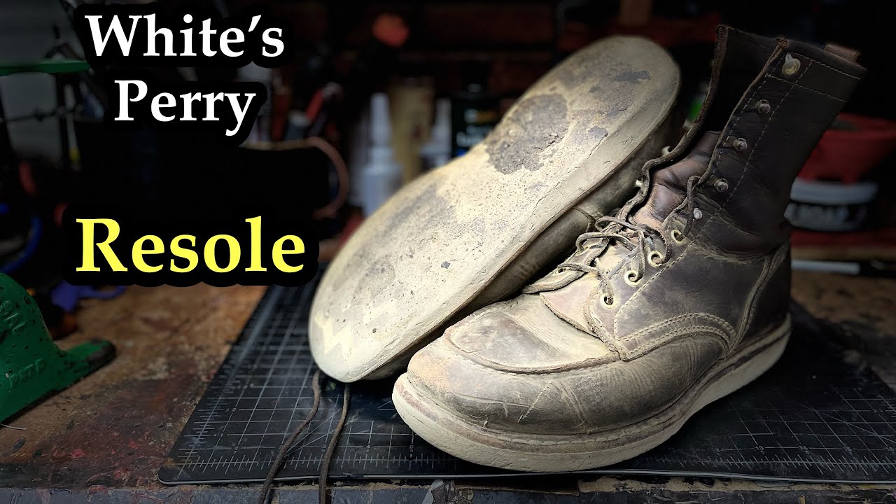White’s Perry Moc Toe  Boot Resole