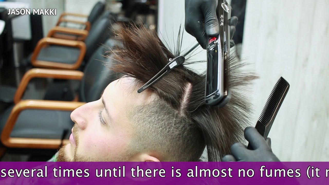 Best Haircut Transformation Tutorial - Curly to Silky Hair Treatment - Easy Hairstyle for men