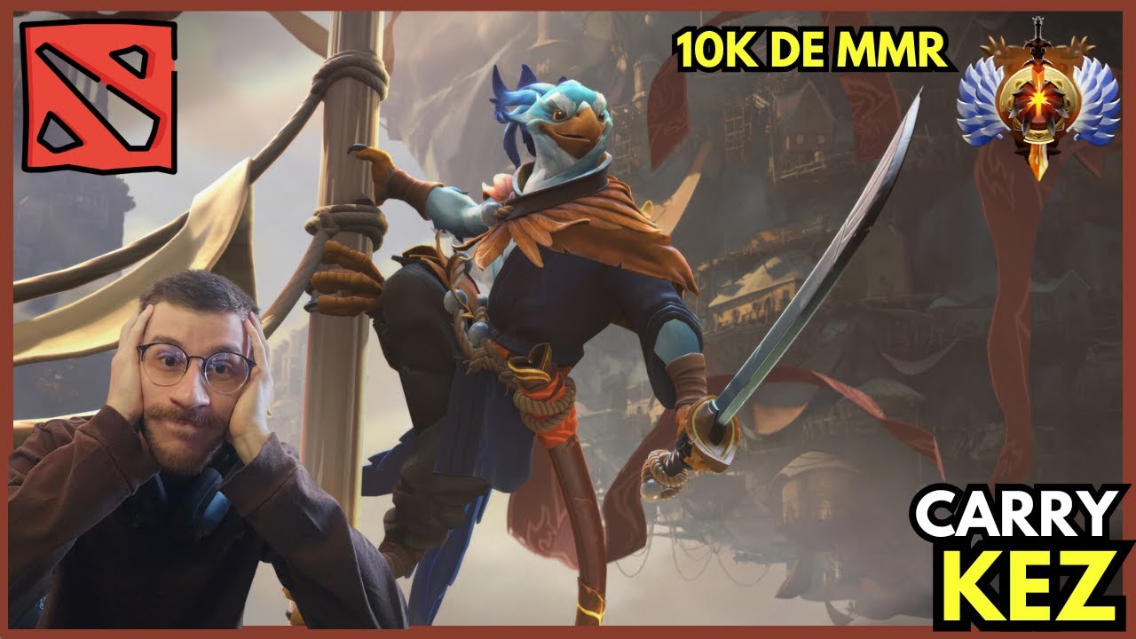 TILTAS DE Kez Carry!!! 10k de MMR... Patch 7.39E... #dota2brasil #dota2 #dotabr