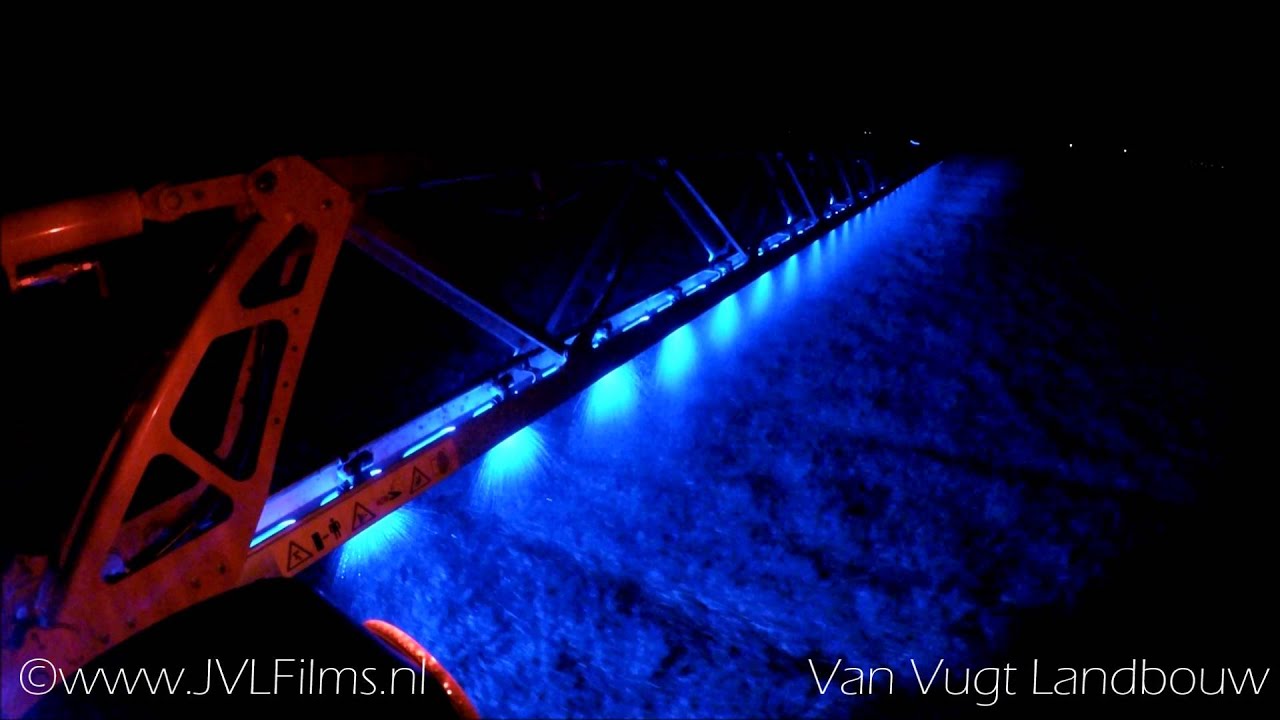 Comatra sprayer lights | Kverneland iXtrack C50 | Drone Footage