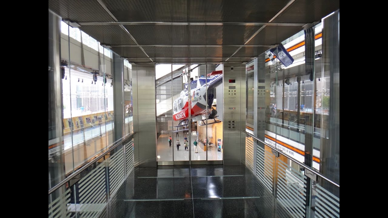 Amazing Otis Hydraulic elevator system at the former NEWSEUM in Washington DC Tallest and largest