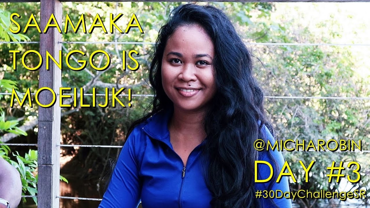 Learning Saamaka Tongo at Danpaati || SURINAME || MICHAROBIN || #30DayChallengeSR