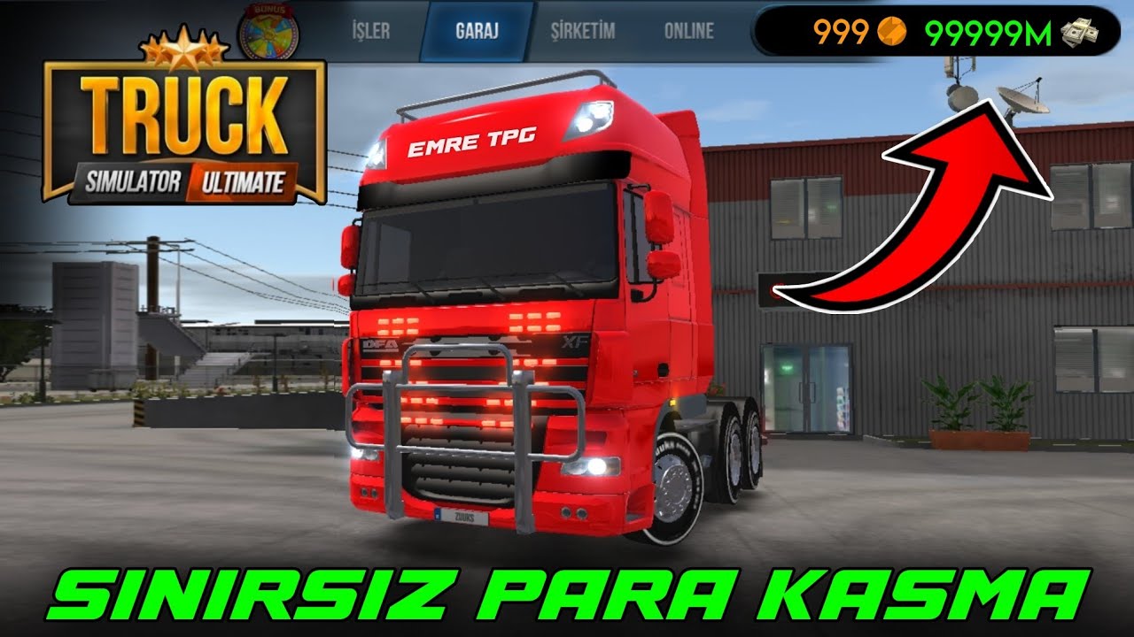 PROGRAMSIZ SINIRSIZ PARA KAZANMAK ( SON SÜRÜM ) Truck Simulator Ultimate Para Kasma!